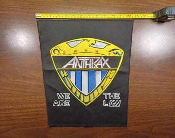 Anthrax Vintage Back Patch, 1988