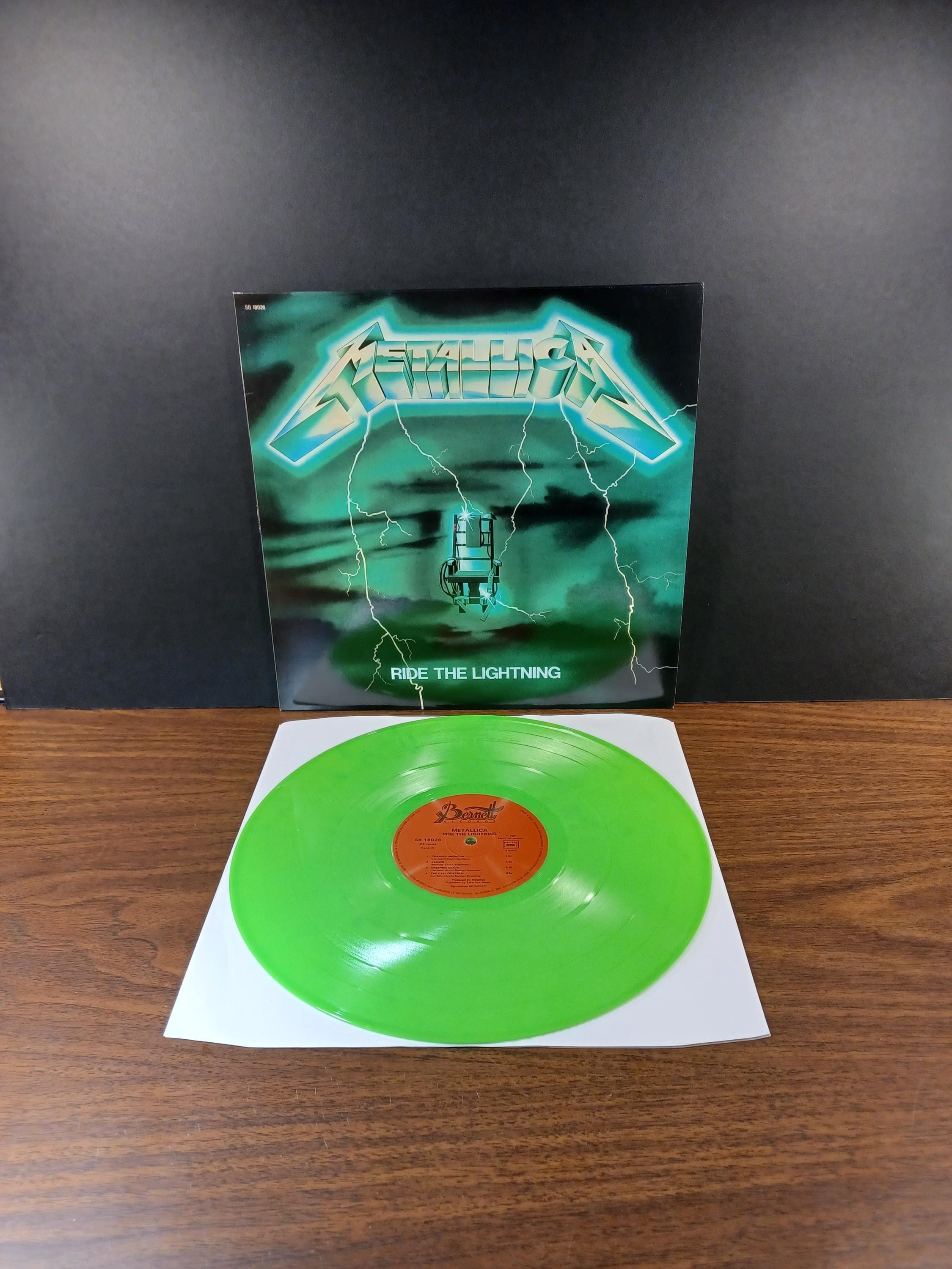 Metallica: Ride The Lightning *Extremely Rare* Green Cover/Marbled