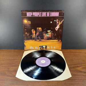 Deep Purple: Live In London *Rare* {Irish Import* Vintage Vinyl Record Album Lp, 1982