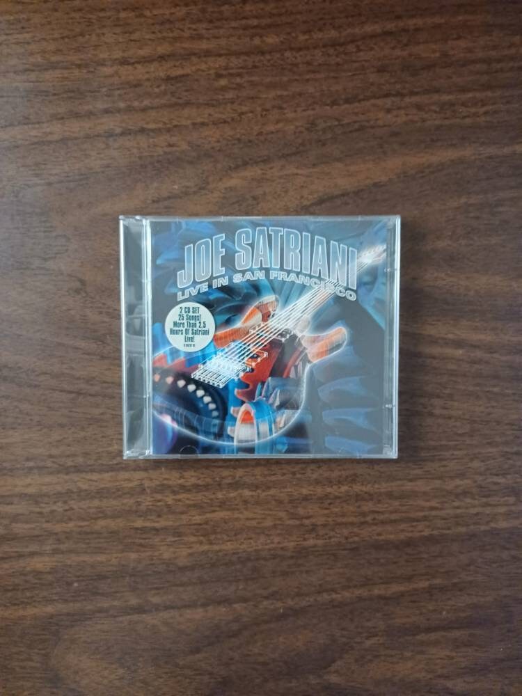 Joe Satriani: Live in San Francisco, Vintage 2 CD Set, 2001 - Etsy