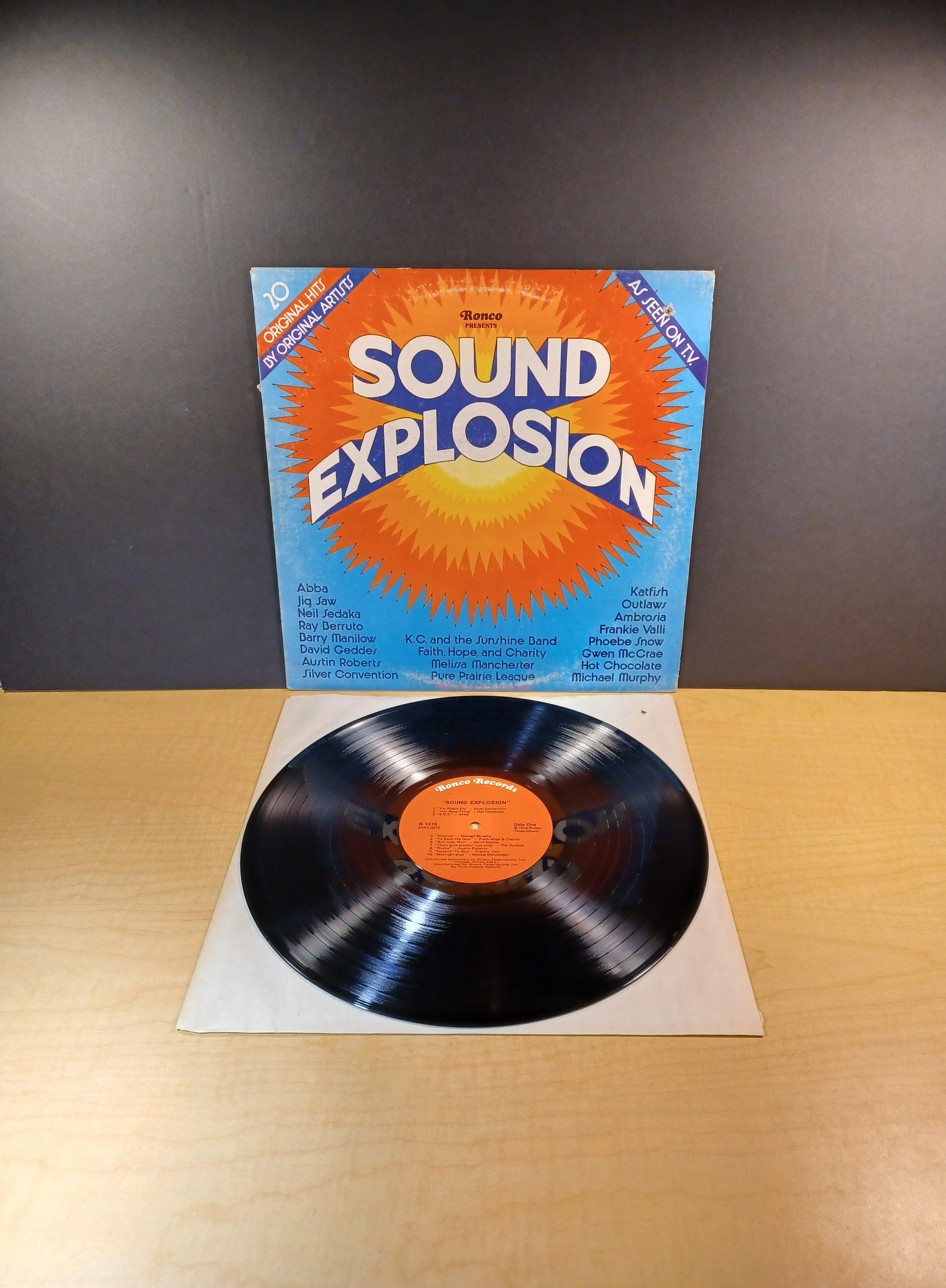 Sound Explosion (ronco) 20 Original Hits, Vintage Vinyl Sound Explosion (ronco) 20 Original Hits, Vintage Vinyl