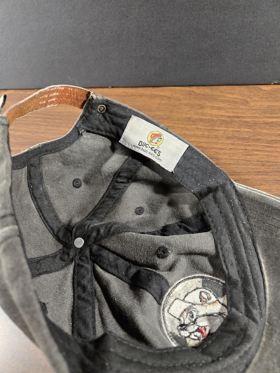 Buc-ees Leather Strap Hat - image 4