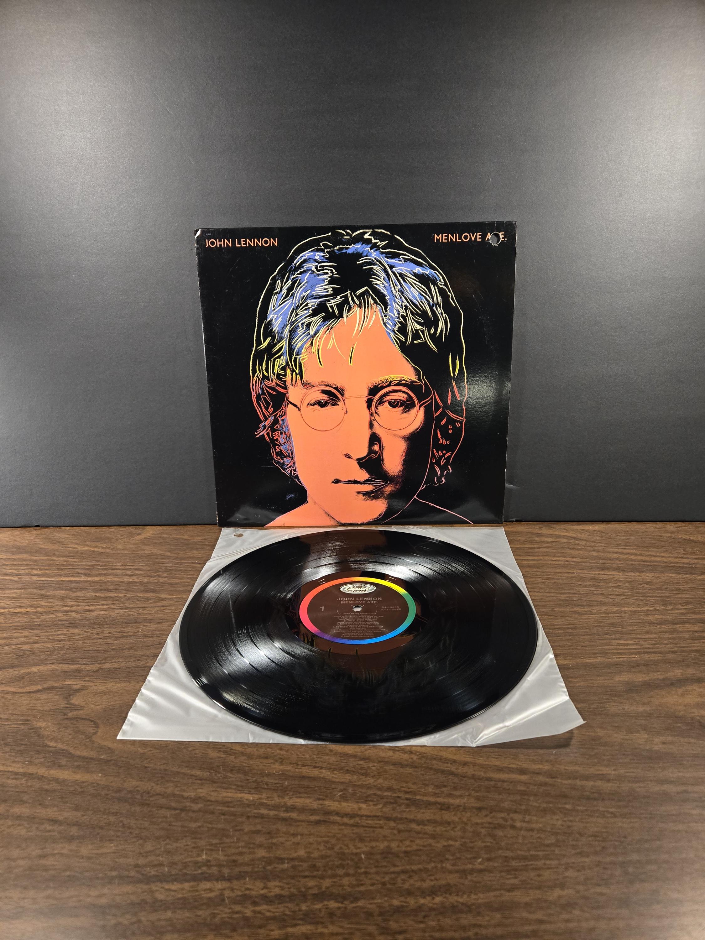 John Lennon: Menlove Ave. *rare* Vintage Vinyl Record Album Lp