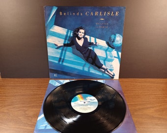 Belinda Carlisle: Heaven On Earth (Heaven Is A Place On Earth/I Get Weak) with Sleeve, Vintage Vinyl Record Album Lp, 1987