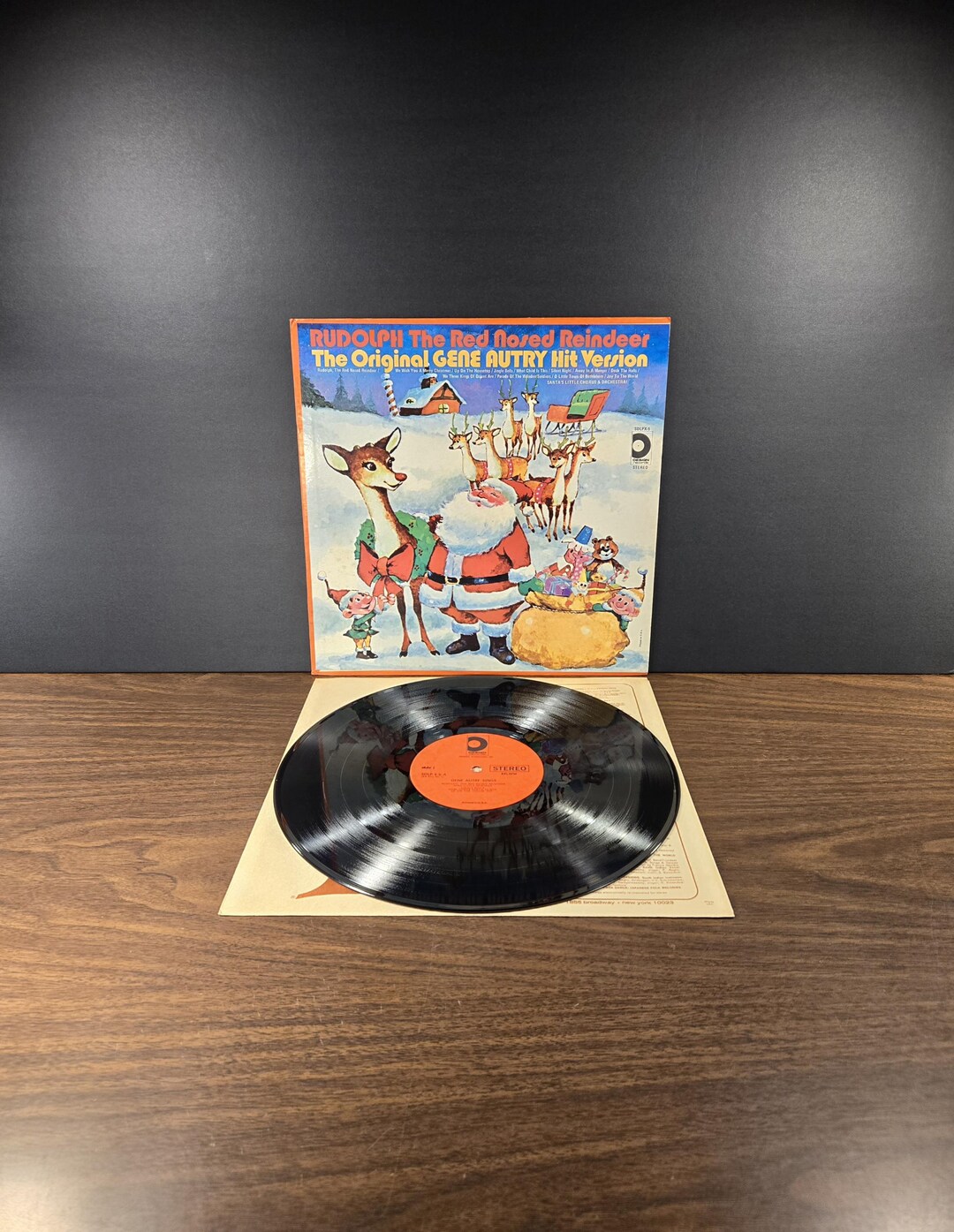 Rudolph the Red Nosed Reindeer: Gene Autry Original, Vintage Vinyl ...