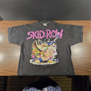 Skid Row: Vintage Eat F*#k Kill, CCI French Tour Shirt, 1991 - Etsy