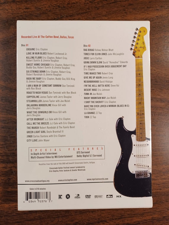 Eric Clapton: Crossroads Guitar Festival, Vintage 2 DVD Box