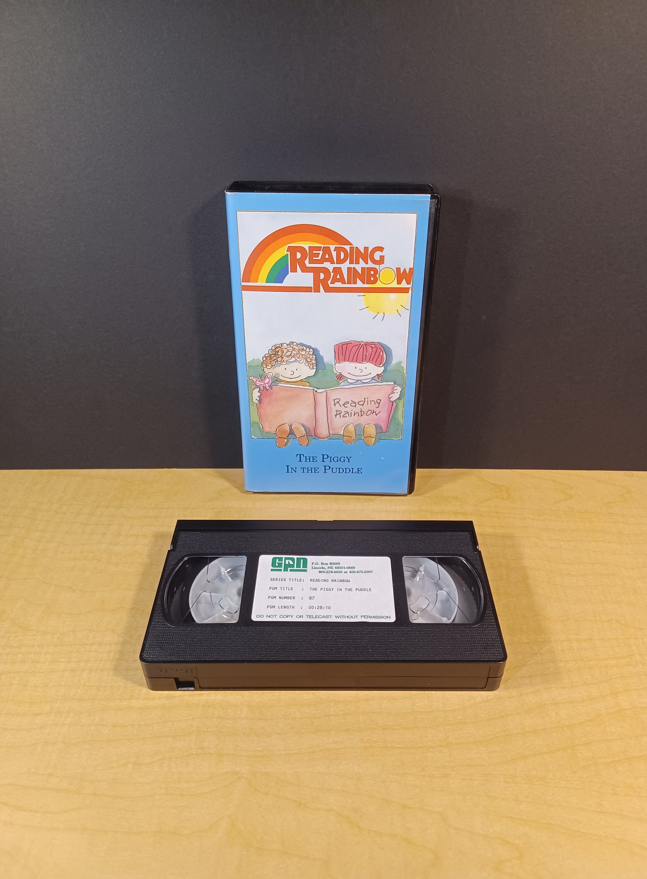 Vintage Reading Rainbow Episode *the Piggy in the Puddle* VHS