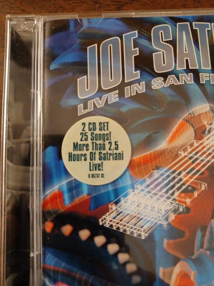 Joe Satriani: Live in San Francisco, Vintage 2 CD Set, 2001 - Etsy