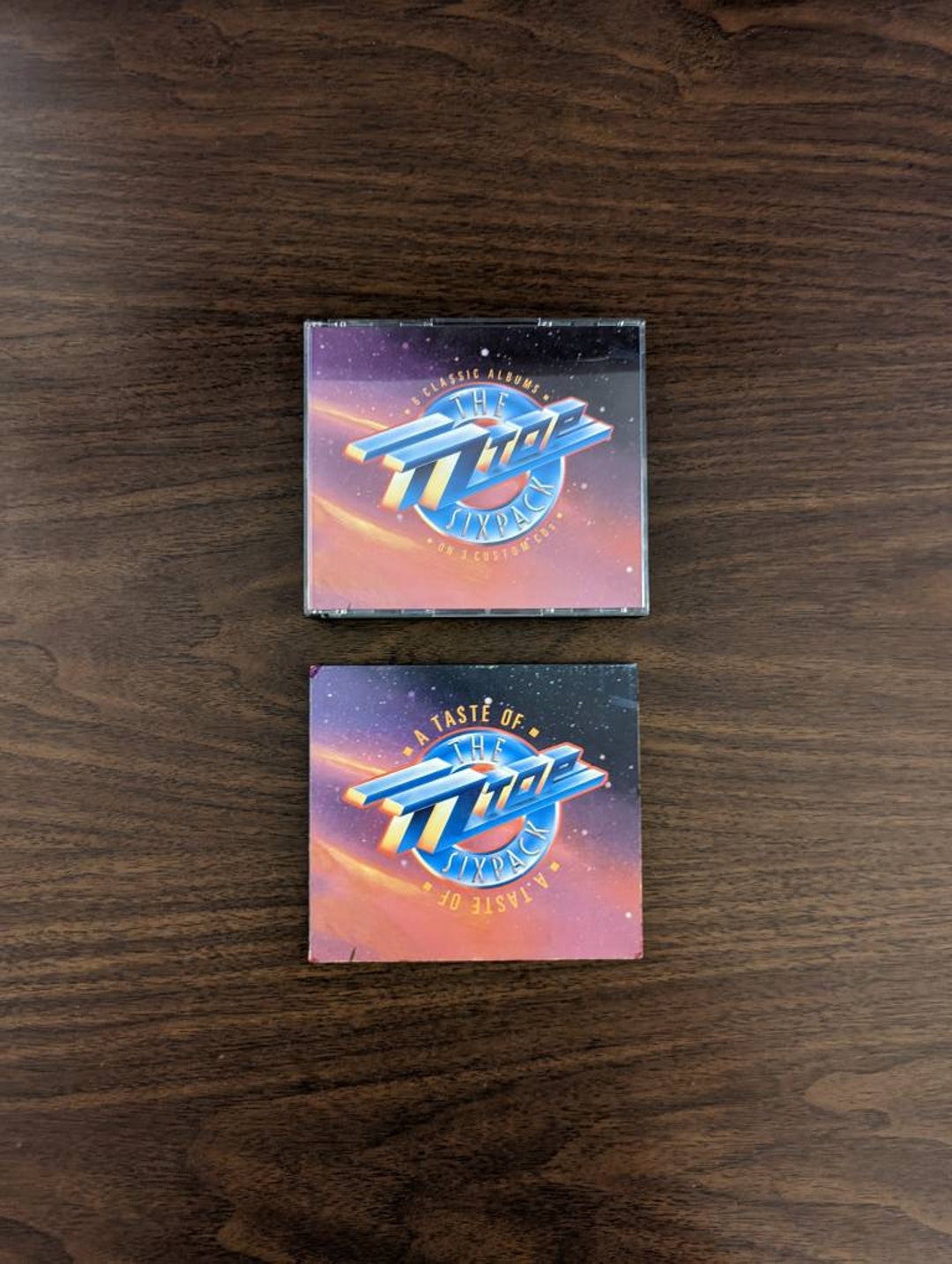 洋楽 Logo CD 1987 ZZ Top: The Six Pack/A Taste of The Six Pack *Rare* Vintage