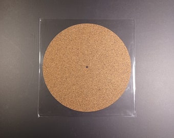 Cork/Rubber Turntable Record Slip Mat