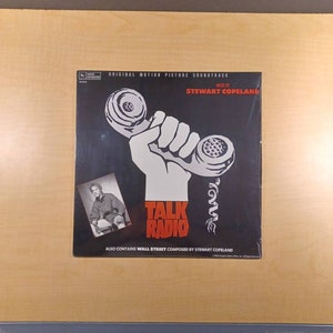 Talk Radio/Wall Street Soundtrack *Rare* Vintage Vinyl Record Album Lp, 1988