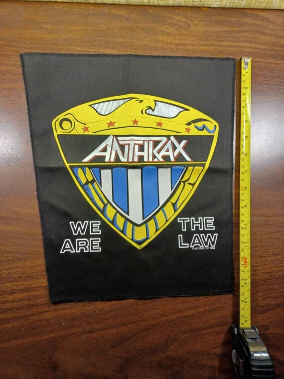 Anthrax Vintage Back Patch, 1988 - image 2
