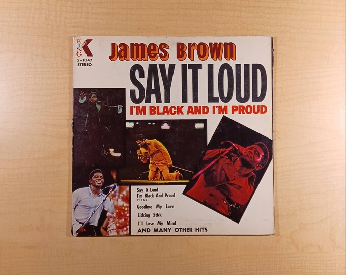 James Brown Say It Loud I'm Black and I'm Proud rare Original Vintage