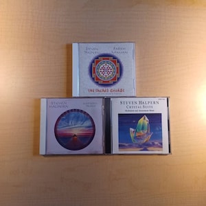 Steven Halpern: Vintage 3 CD Lot, Crystal Suite 1987, Eastern Peace 1978, The Sacred Chorde with Fabien Maman 1998
