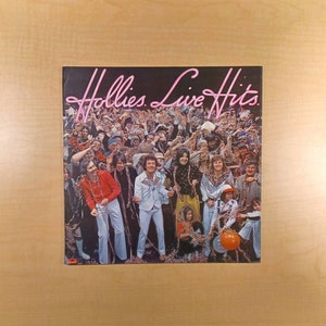 Hollies: Live Hits *Great Britain Pressing* Vintage Vinyl Record Album Lp, 1976