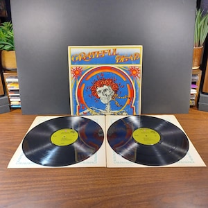 Grateful Dead: Grateful Dead *Original* Warner Brothers, 2 Album Set (Green Label) Vintage Vinyl Record Album Lps, 1971