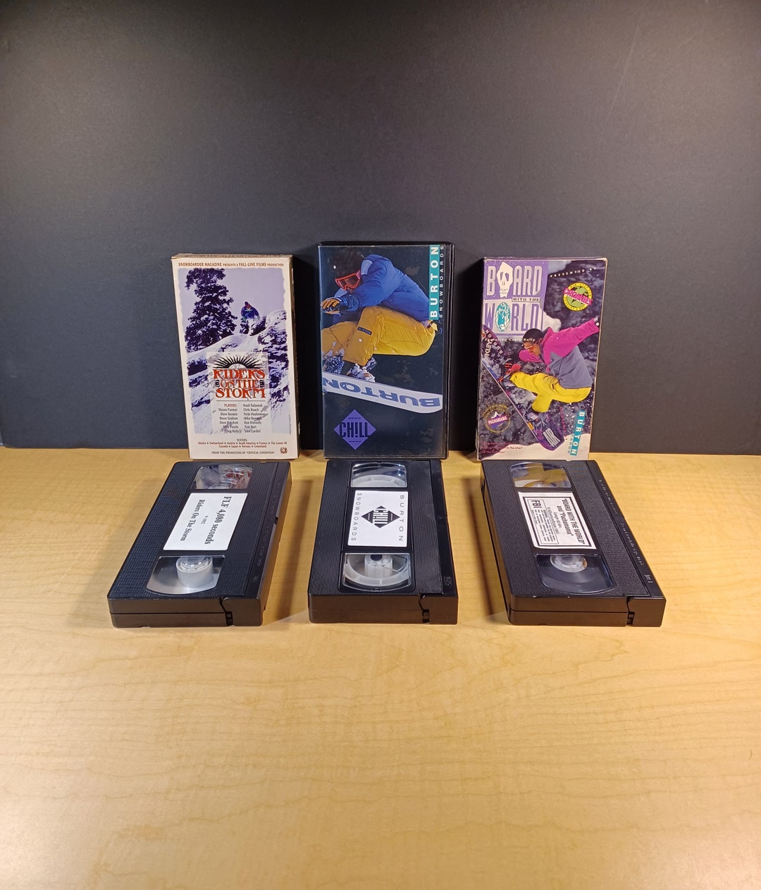 ホットセール - アートトラベルシューズ Z Tapes VHS Snowboarding Rare* *super 3 of Lot Riders the on スケートボード
