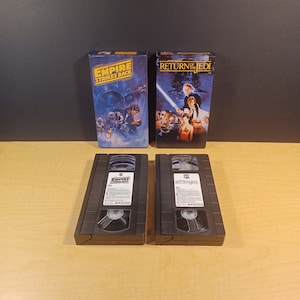 Star Wars Vintage VHS Lot - Empire/Return, 1990