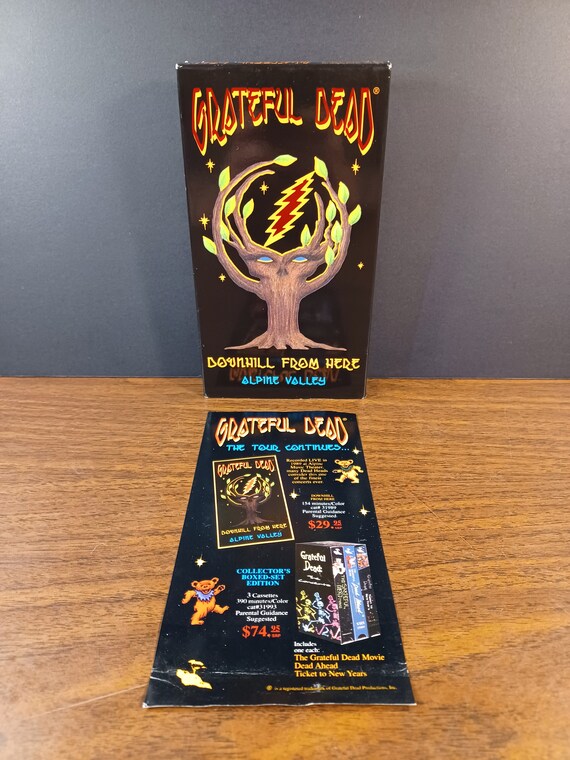 Grateful Dead: Downhill From Here, Alpine Valley 1989, Vintage VHS