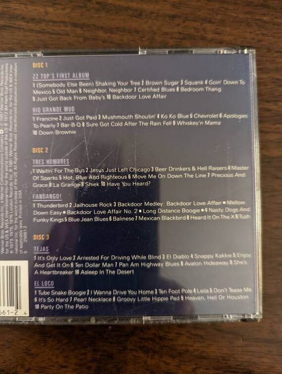 ZZ Top: the Six Pack/a Taste of the Six Pack *rare* Vintage 4 CD