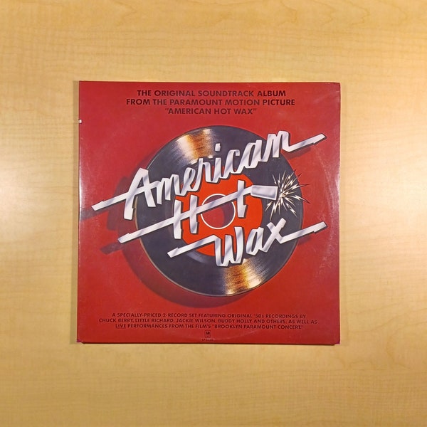 American Hot Wax Soundtrack, 2 Album Set, Vintage Vinyl Record Album Lp, 1978