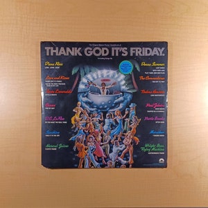 Thank God It&#39;s Friday Soundtrack, 3 Album Set (Donna Summer/Diana Ross/Various Disco) Vintage Vinyl Record Album Lp, 1978