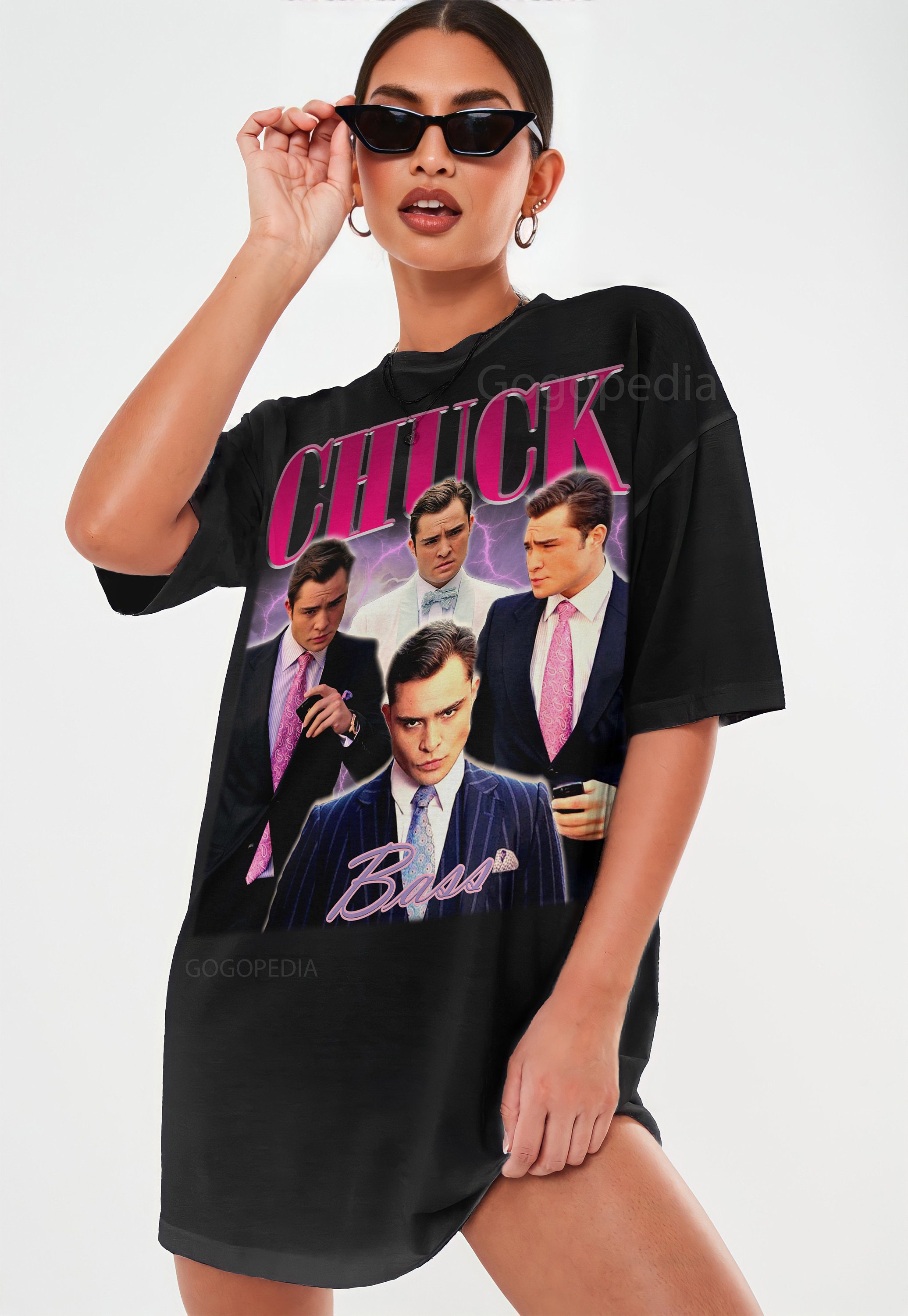 Discover Vintage Chuck Bass Shirt Retro 90s | Chuck Bass Gossip Girl Shirt