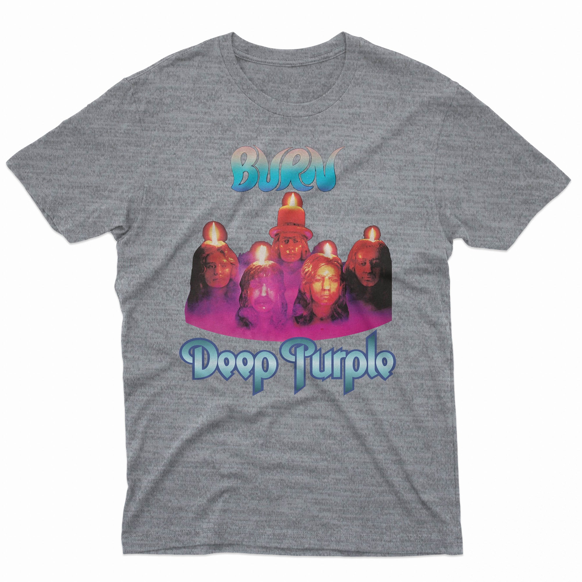 Discover RARE Vintage 1985 Deep Purple Burn Tour Concert T-Shirt, Deep Purple Hark Rock Band Black Tee,