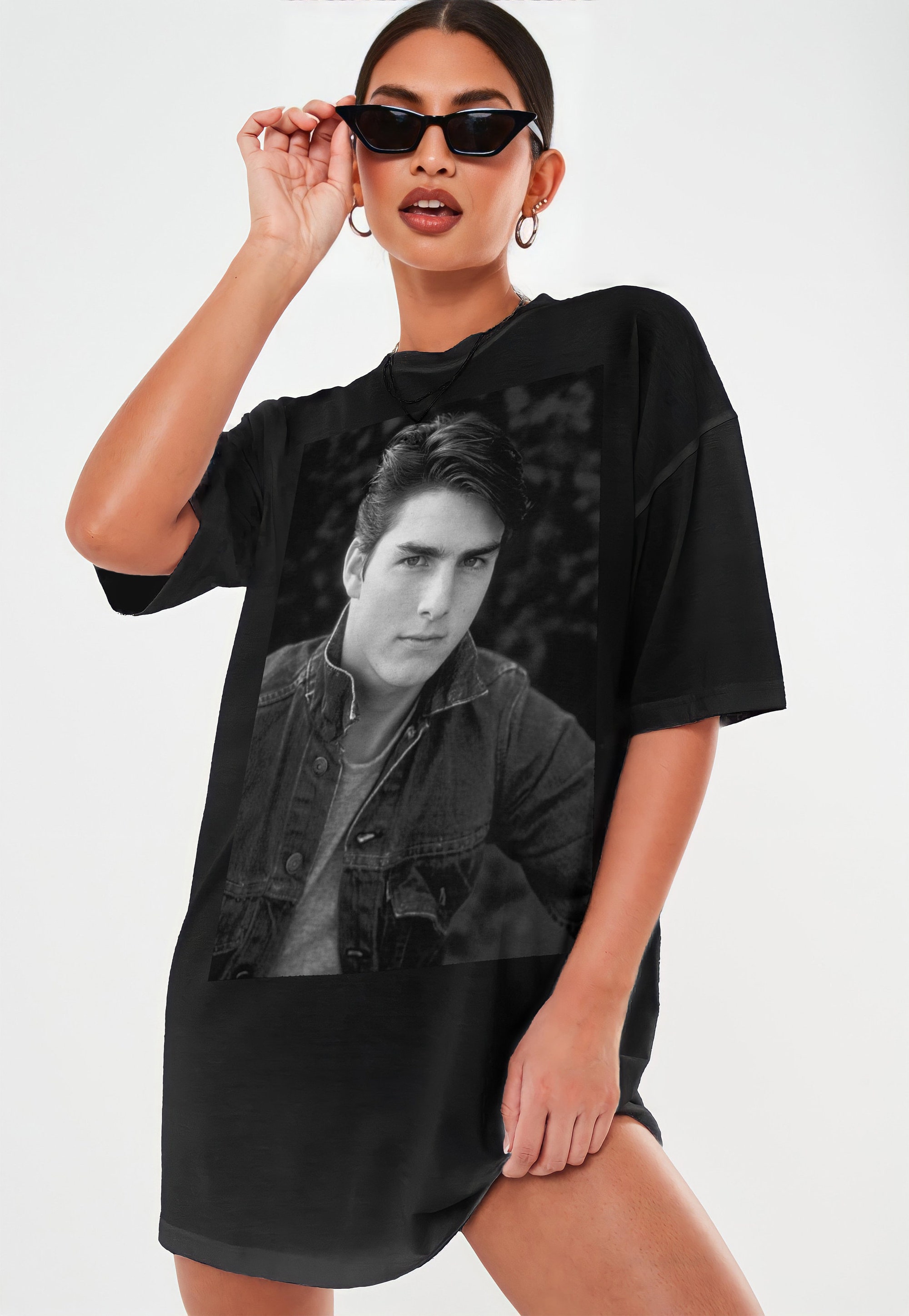 TOM CRUISE Vintage Retro Top Maverick T-Shirt TOM CRUISE Vintage Retro Top Maverick T-Shirt
