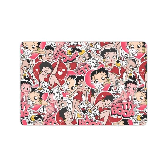 Retro Betty Boop Doormat | Non-slip Indoor Outdoor Mat 24x16in
