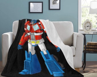 HUGE BEST PRICE Optimus Prime Transformers Blanket Fleece Halloween Home Decoration Travelling Gifts For Her Him