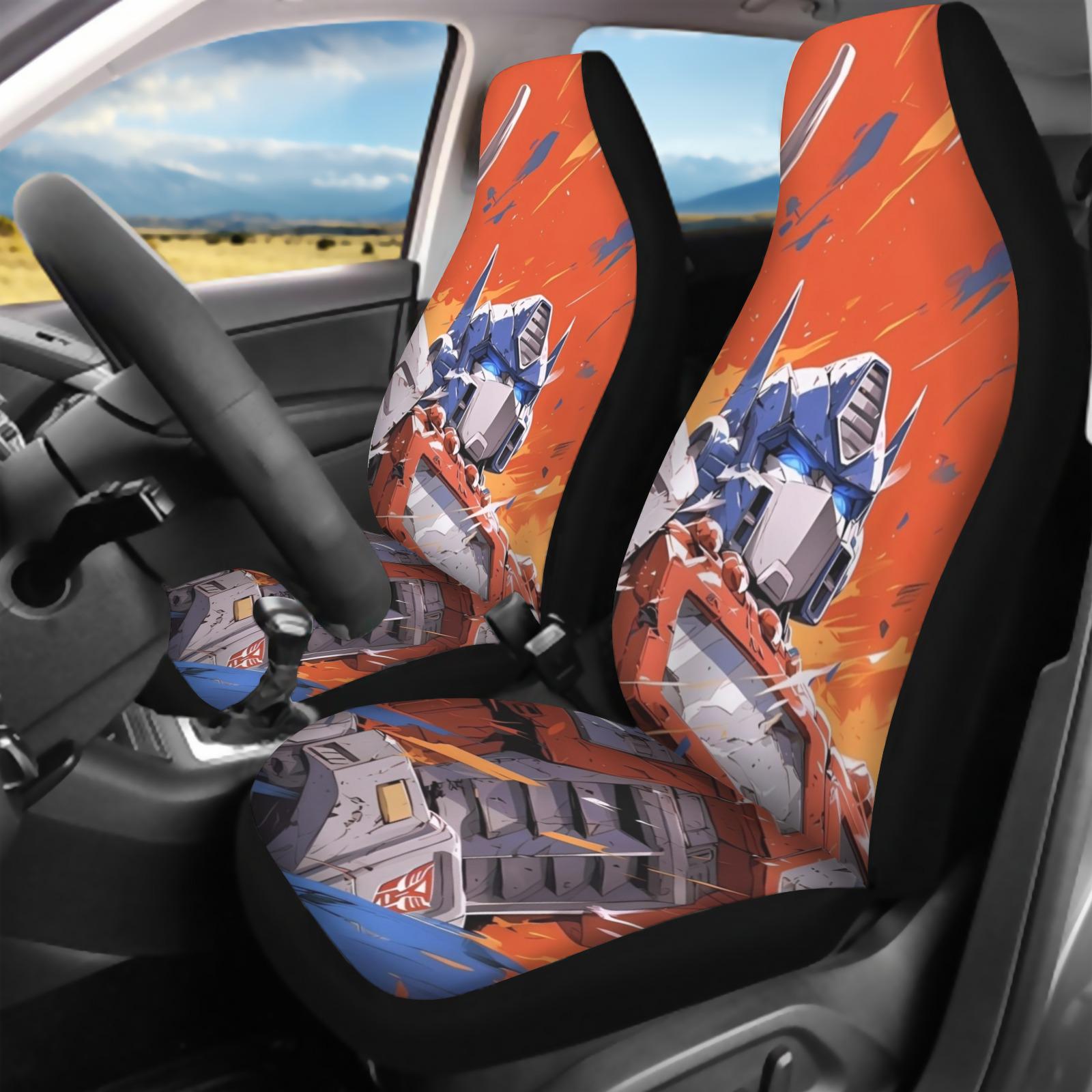 Discover Optimus Prime Car Seat Covers