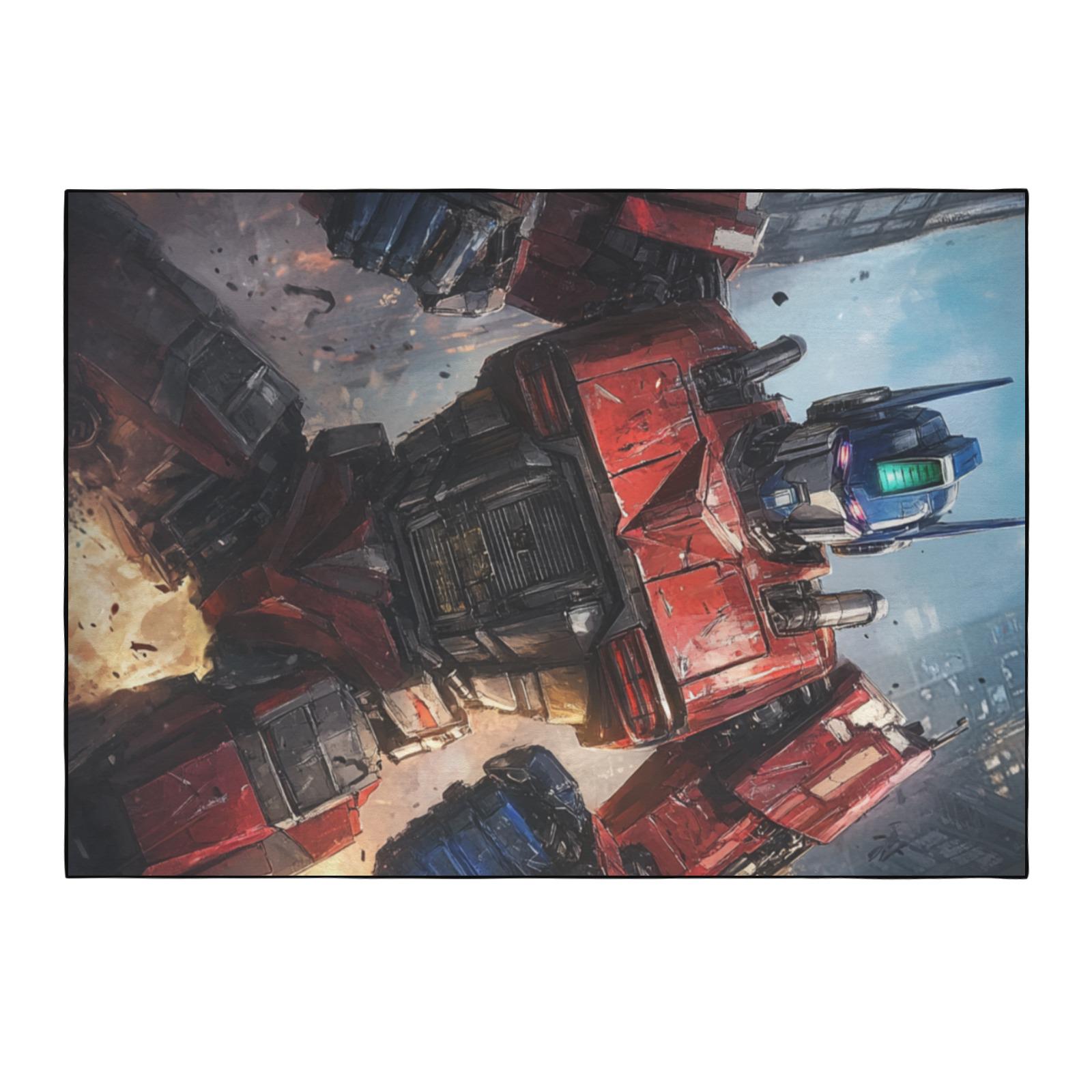 Optimus Prime Area Rug Big Transformers Home Decoration Gifts for Him ...