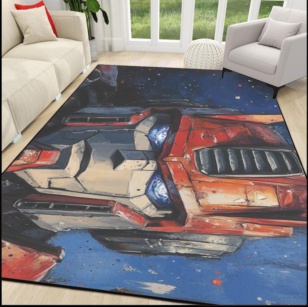 Optimus Prime Area Rug Big Transformers Home Decoration Gifts for Him ...