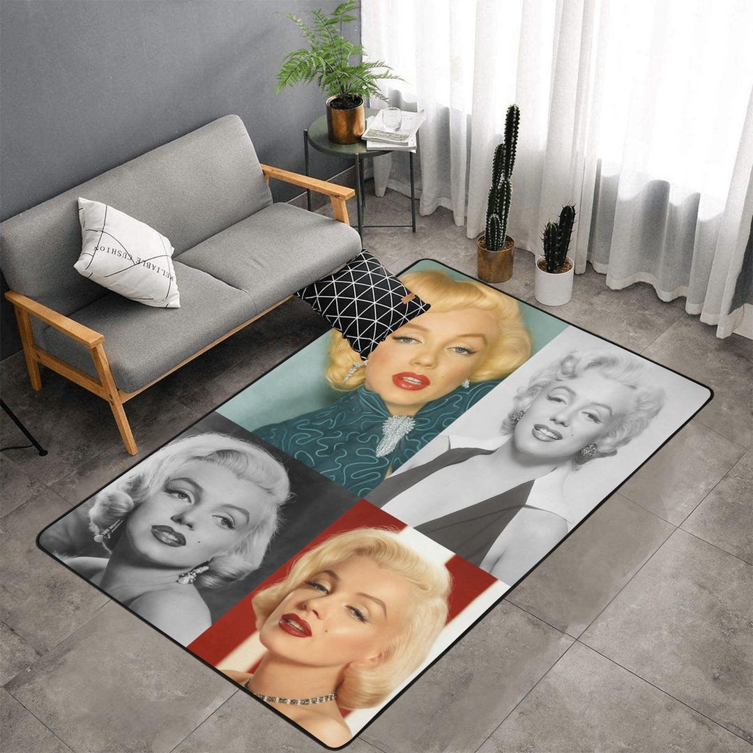 マリリン・モンローラグ – 84インチ×60インチ ヴィンテージグラマー