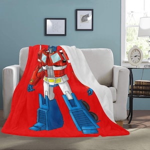 HUGE BEST PRICE Optimus Prime Transformers Blanket Fleece Halloween Home Decoration Travelling Gifts For Her Him