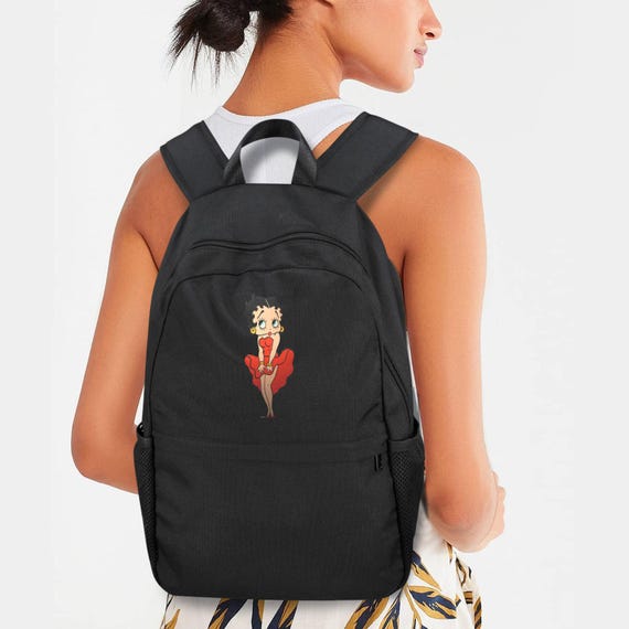 Betty Boop School Backpack – Lightweight Nylon Bag With  display picture 1