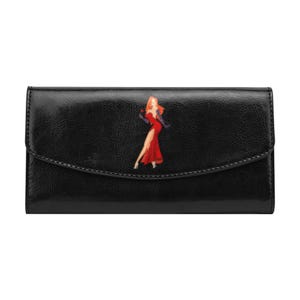 Cartera de piel sintética de Jessica Rabbit para viajes, regalo de cumpleaños para su aniversario, día de San Valentín