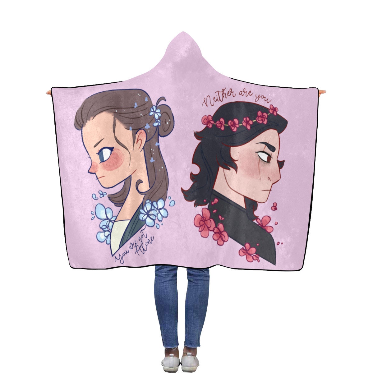 Discover Ben Solo Hooded Blanket Fleece Star Wars Reylo Kylo Ren Home Decor Traveling Gift