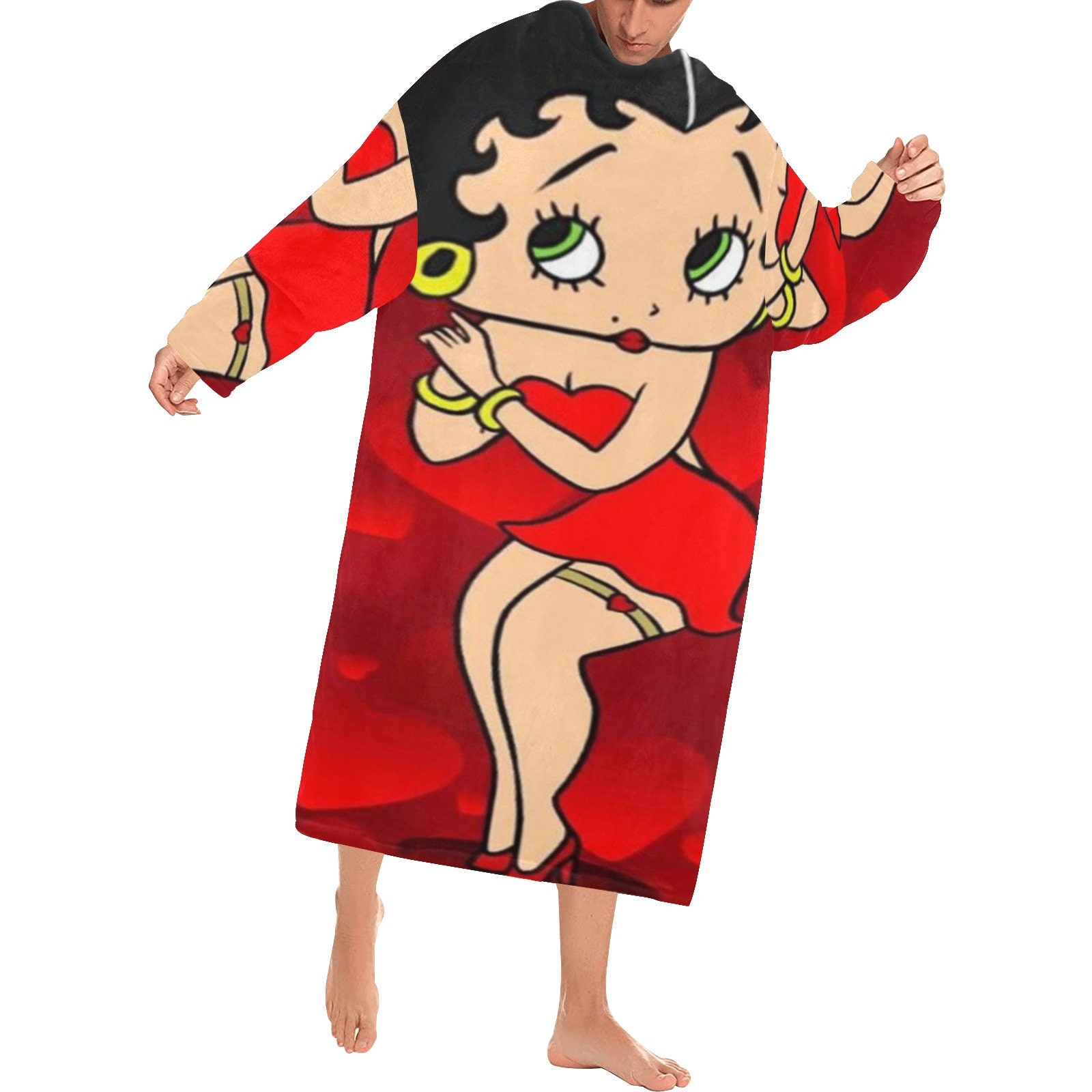 Betty boop robe and slippers sale