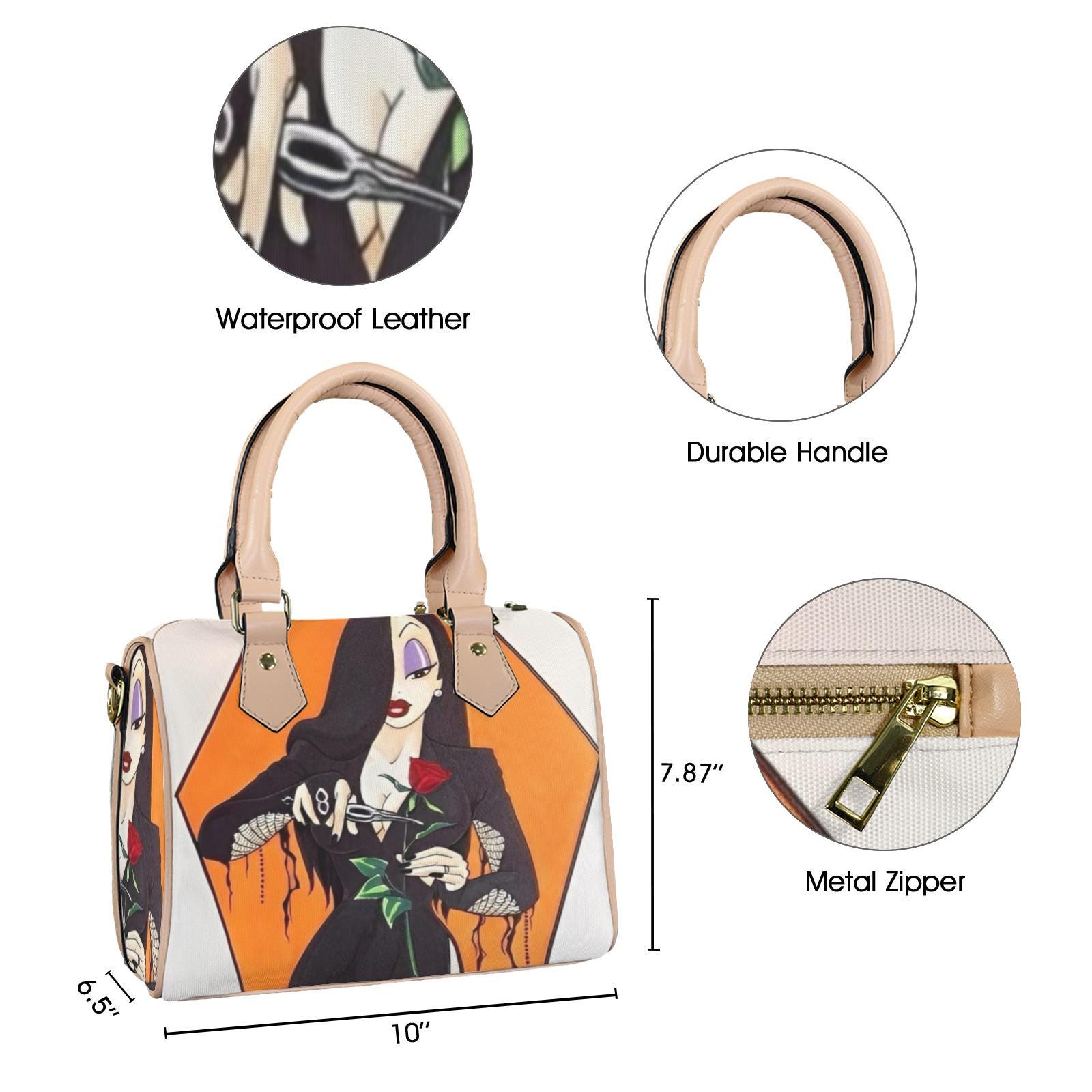 Jessica Rabbit With Handbag Jessica Rabbit Halloween Shoulder Bag Canvas Tote Zippered Birthday ...