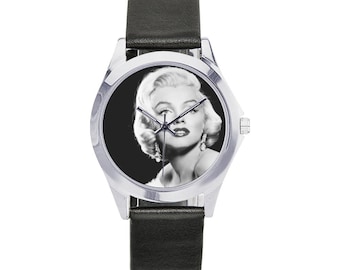 Marilyn Monroe stretch band watch, excellent condition NOS Big Size Vintage Marilyn Monroe Manual Wind Watch With  main image 2