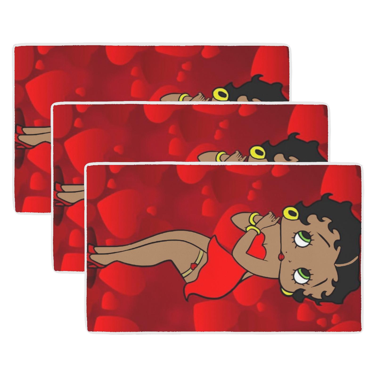 Retro Black Betty Boop Doormat | Non-slip Indoor Outdoor Mat