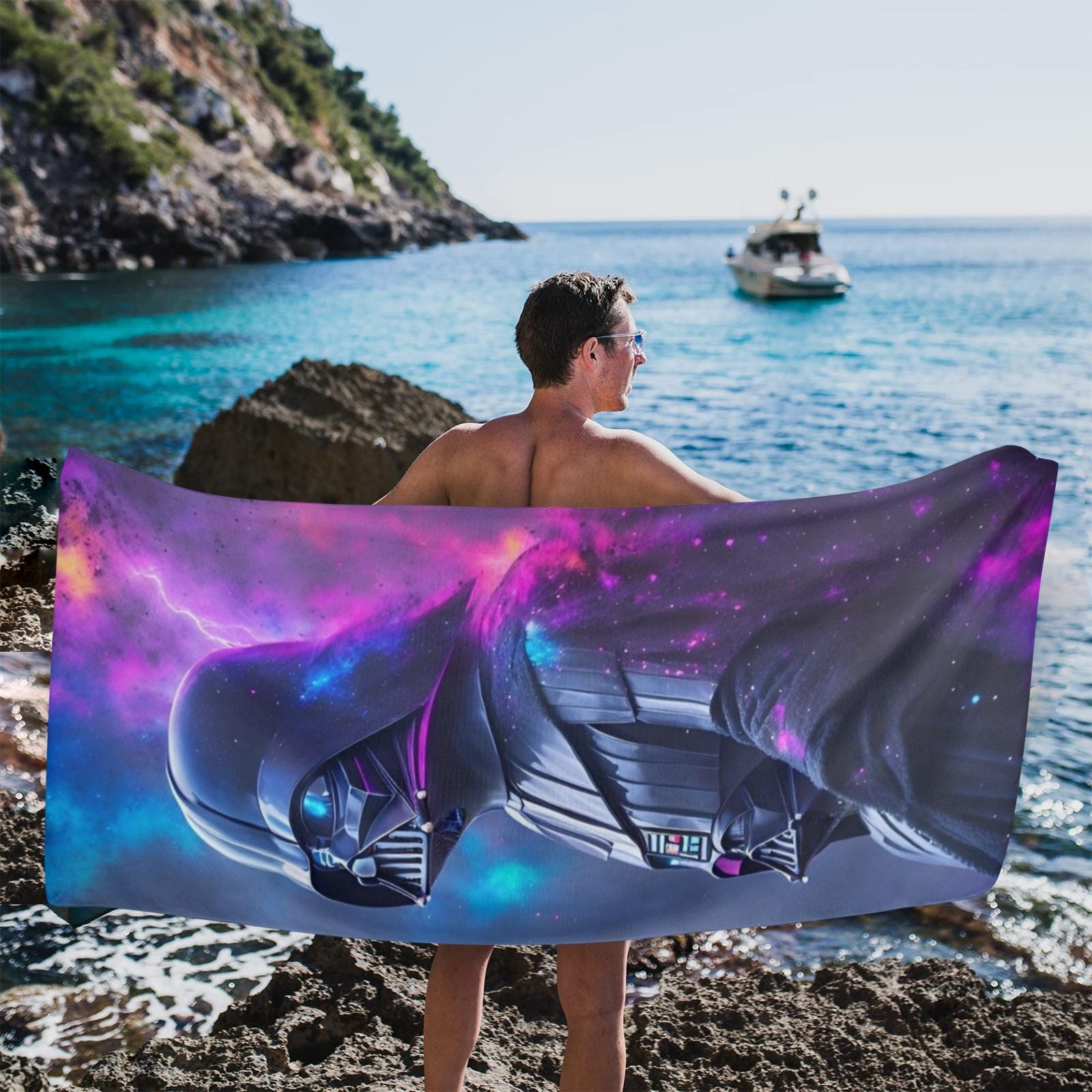 Discover Darth Vader Beach Towel