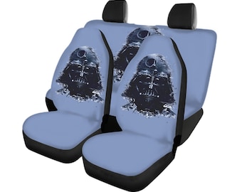 Fundas para asientos de coche de Darth Vader, juego de interior de coche de Star Wars