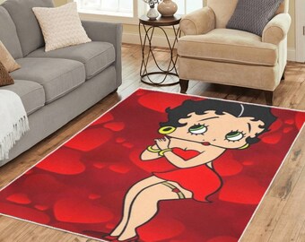 Betty Boop Area Rug Big Home Decoration Gifts For Her