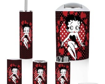 Betty Boop Bathroom Accessories Set 5 Pcs Home Decoration Gifts For Her