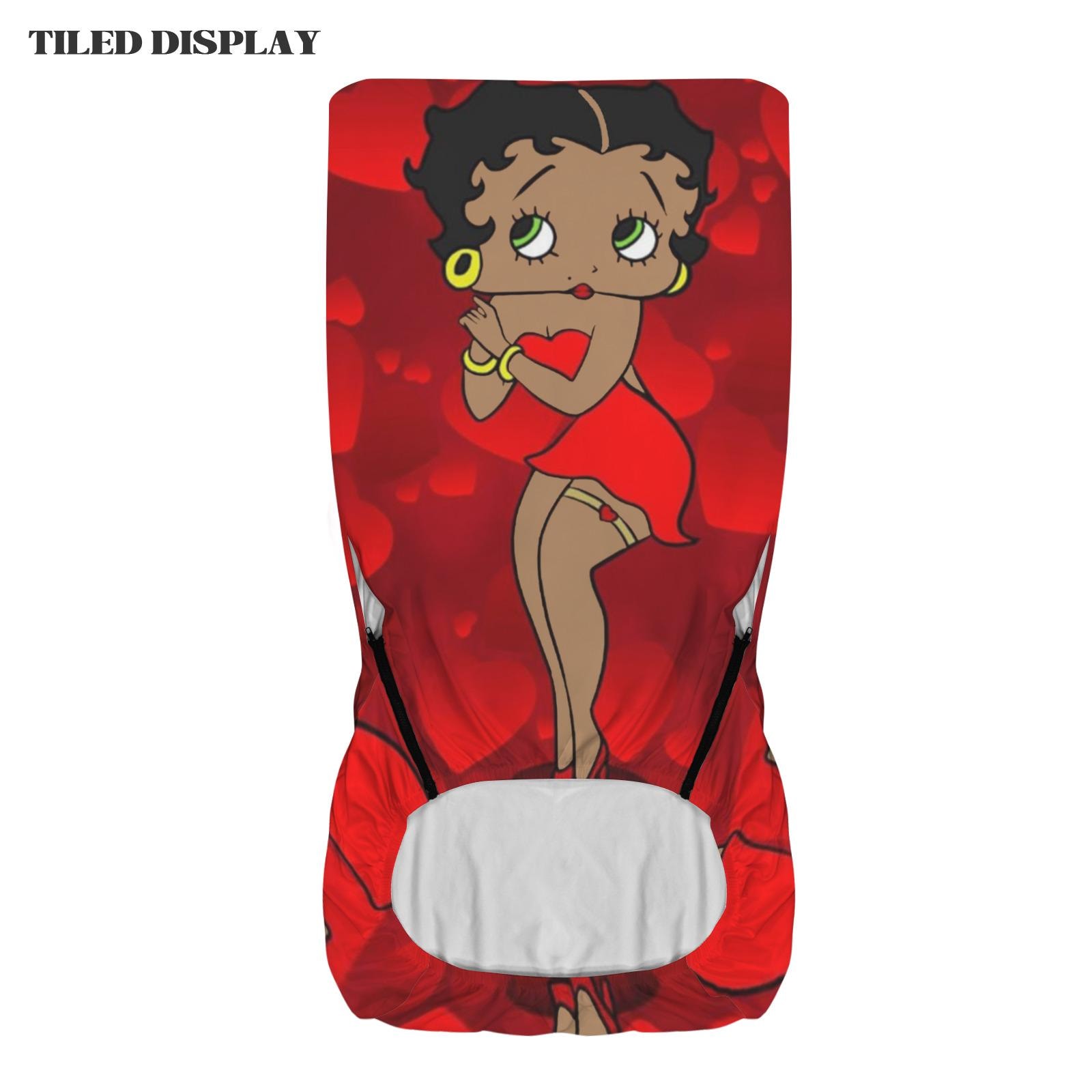 Black Betty Boop Office Chair Cover Home Decoration Gifts - Etsy