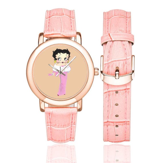 Betty Boop Watch Stainless Steel Pink Birthday Gifts for Her  display picture 1